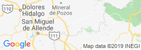 San Jose Iturbide map